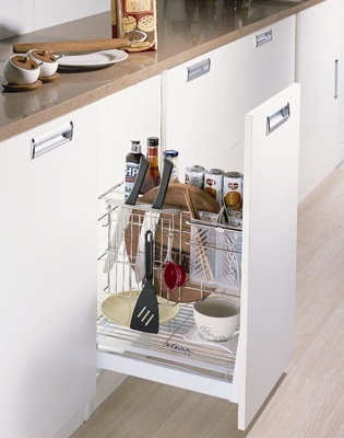 威萬事無氰環保櫥柜拉籃PTJ025G-2 廚房收納的精致之選